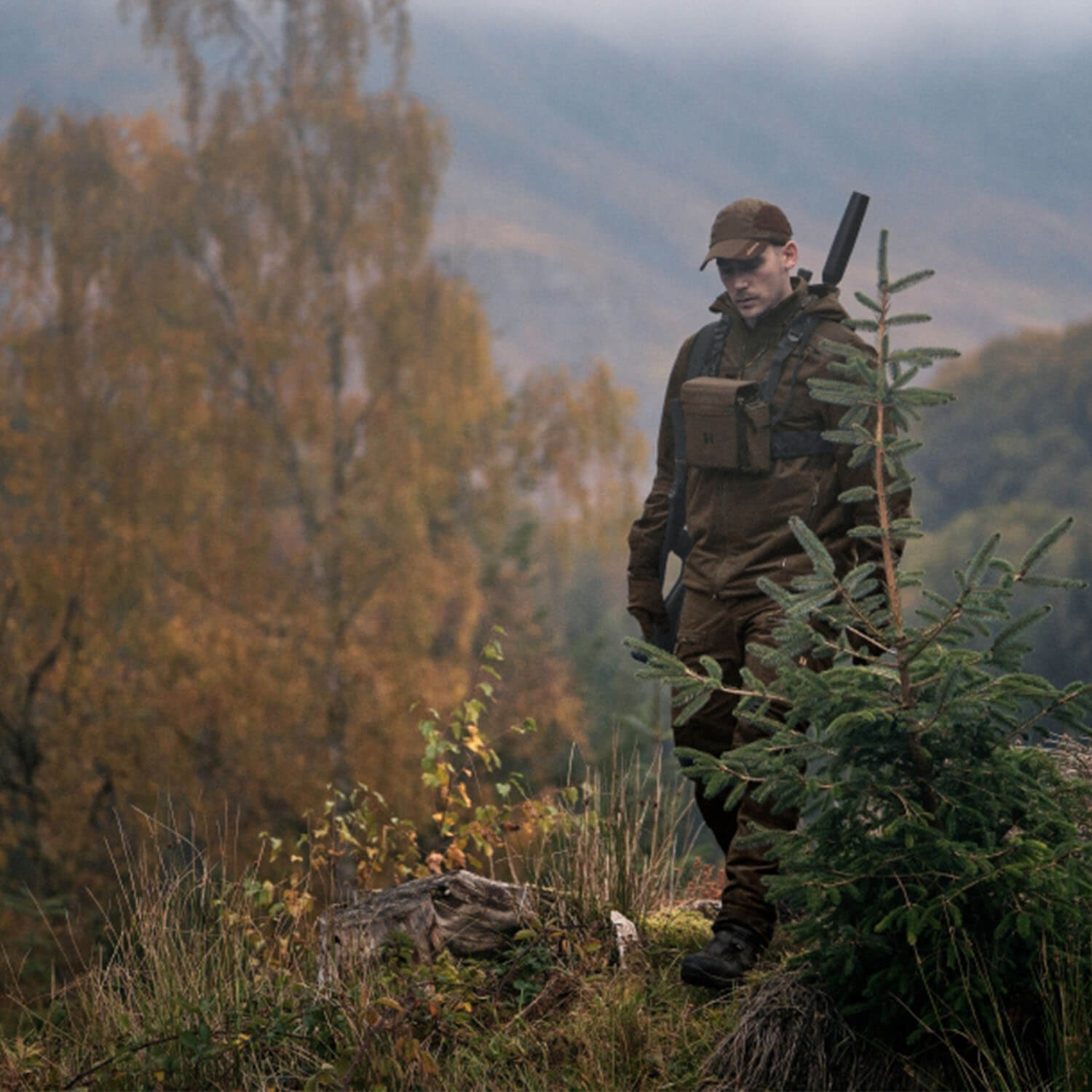 Härkila Jacke Forest Hunter GTX (Green/Shadow Brown)