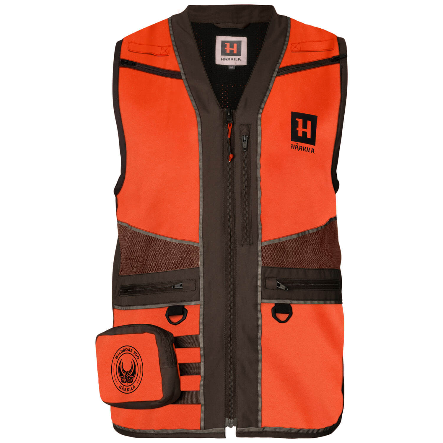 Härkila Weste Wildboar Pro Blaze (Orange Blaze/Brown) - Westen