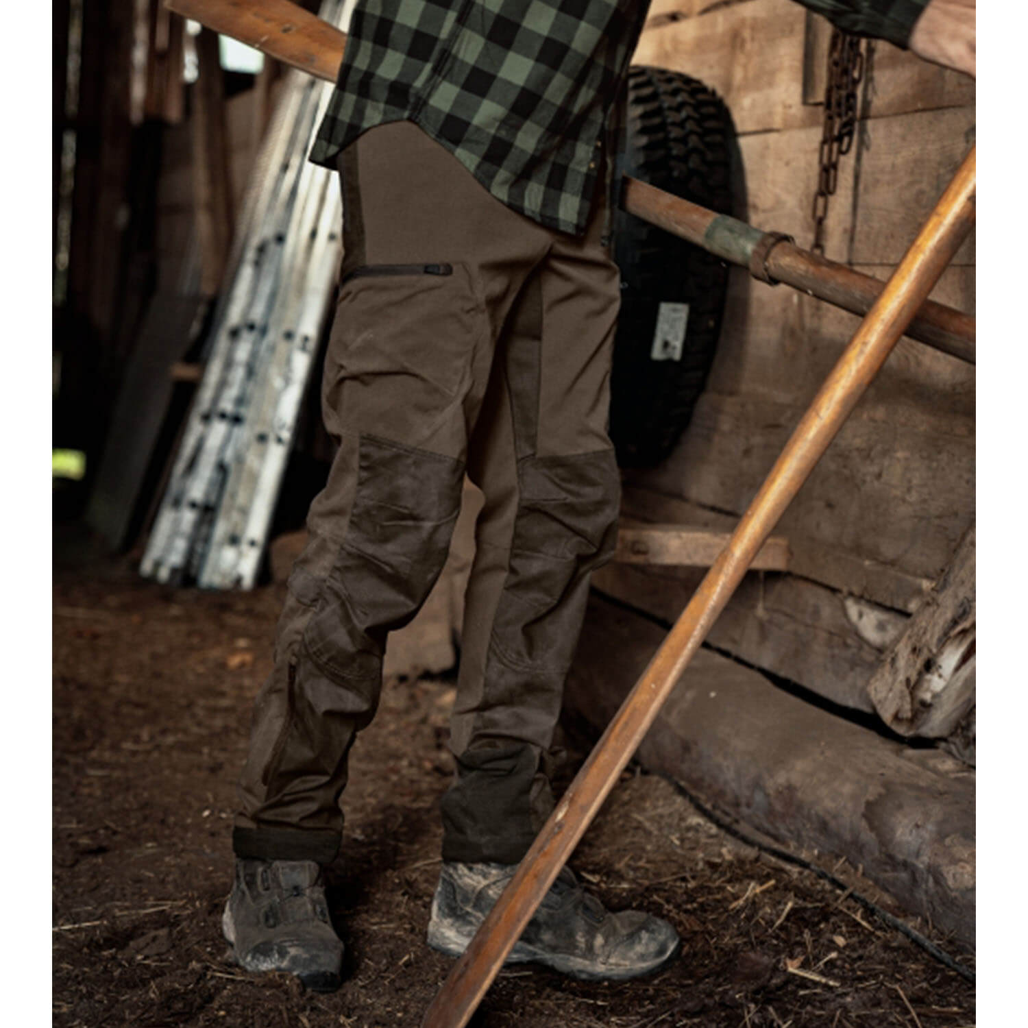 Härkila Jagdhose Ragnar (Slate Brown/Willow Green)