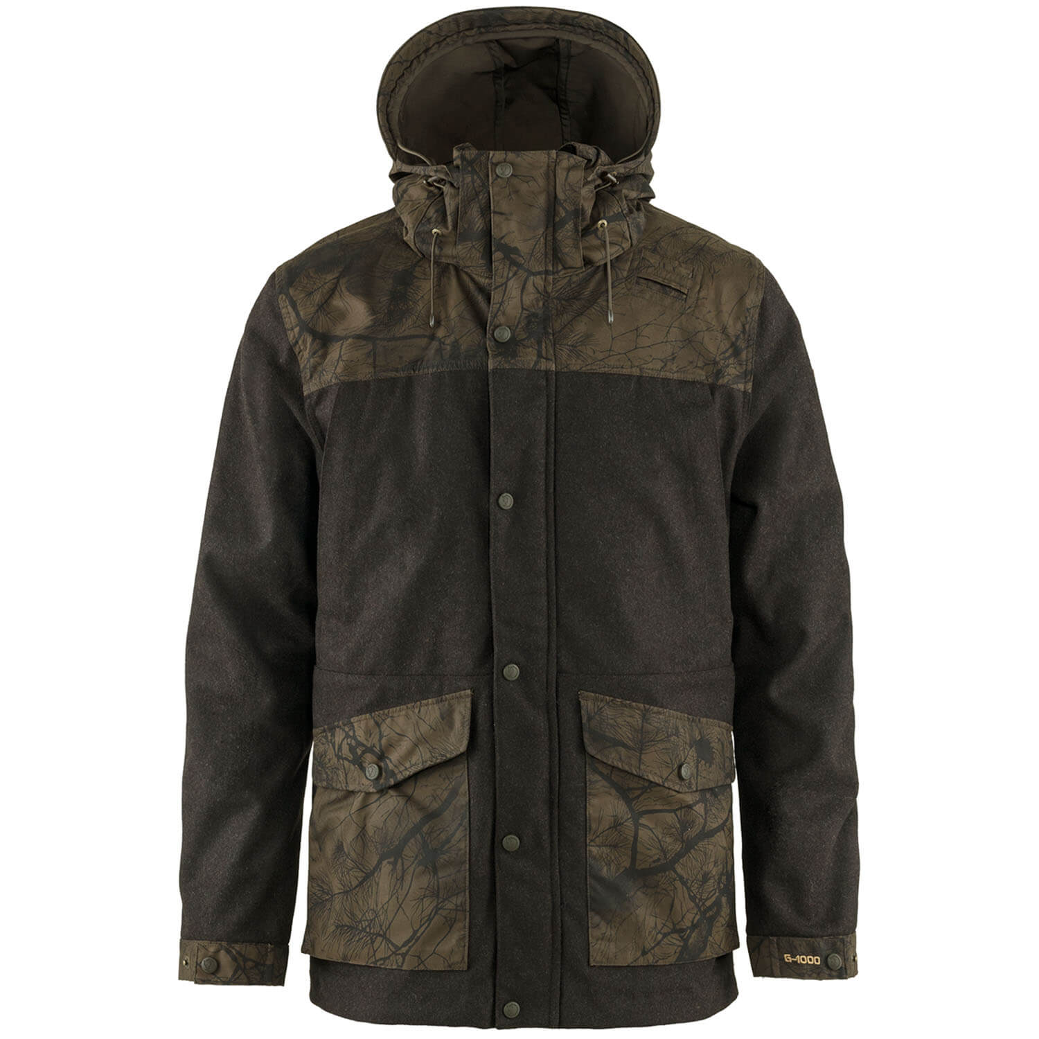 Fjällräven Jagdjacke Värmland Wool (Dark Olive/Camo)