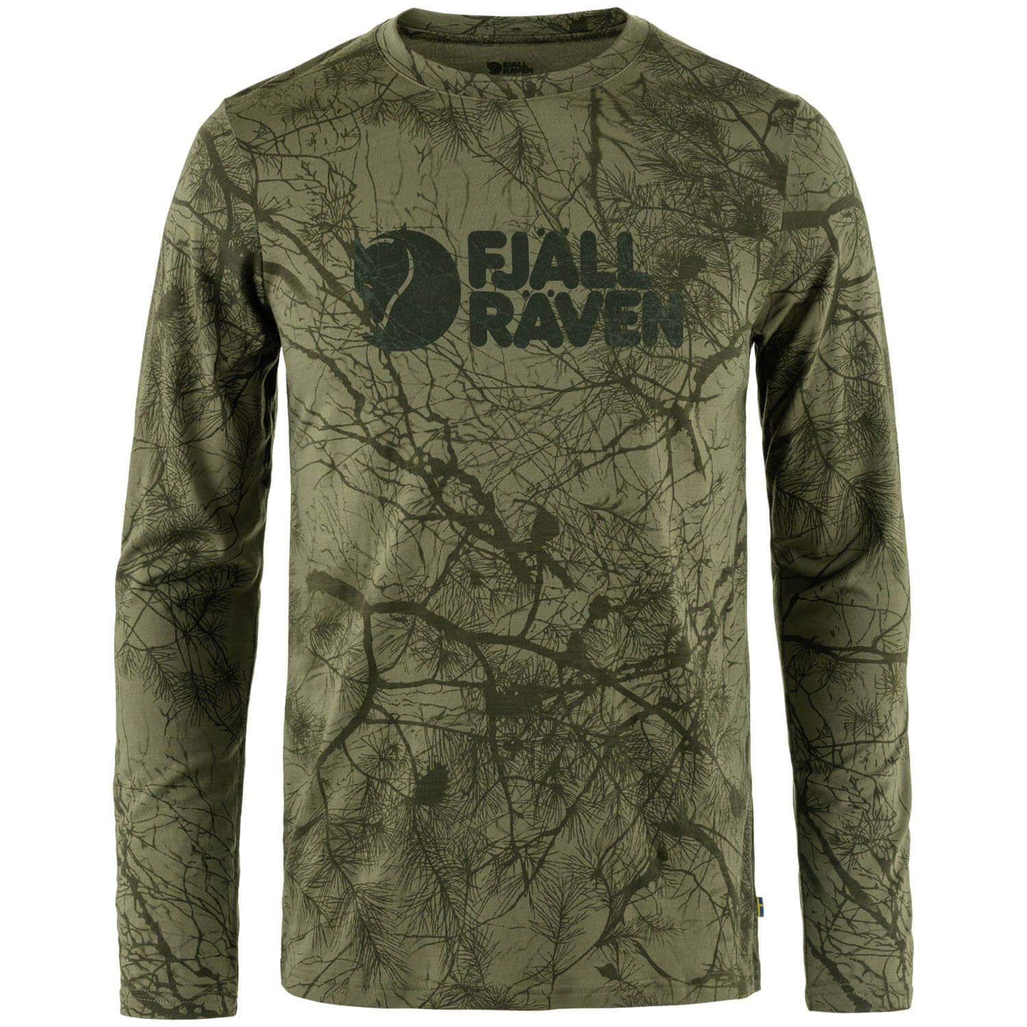 Fjällräven Langarmshirt Värmland Wool (Green Camo)