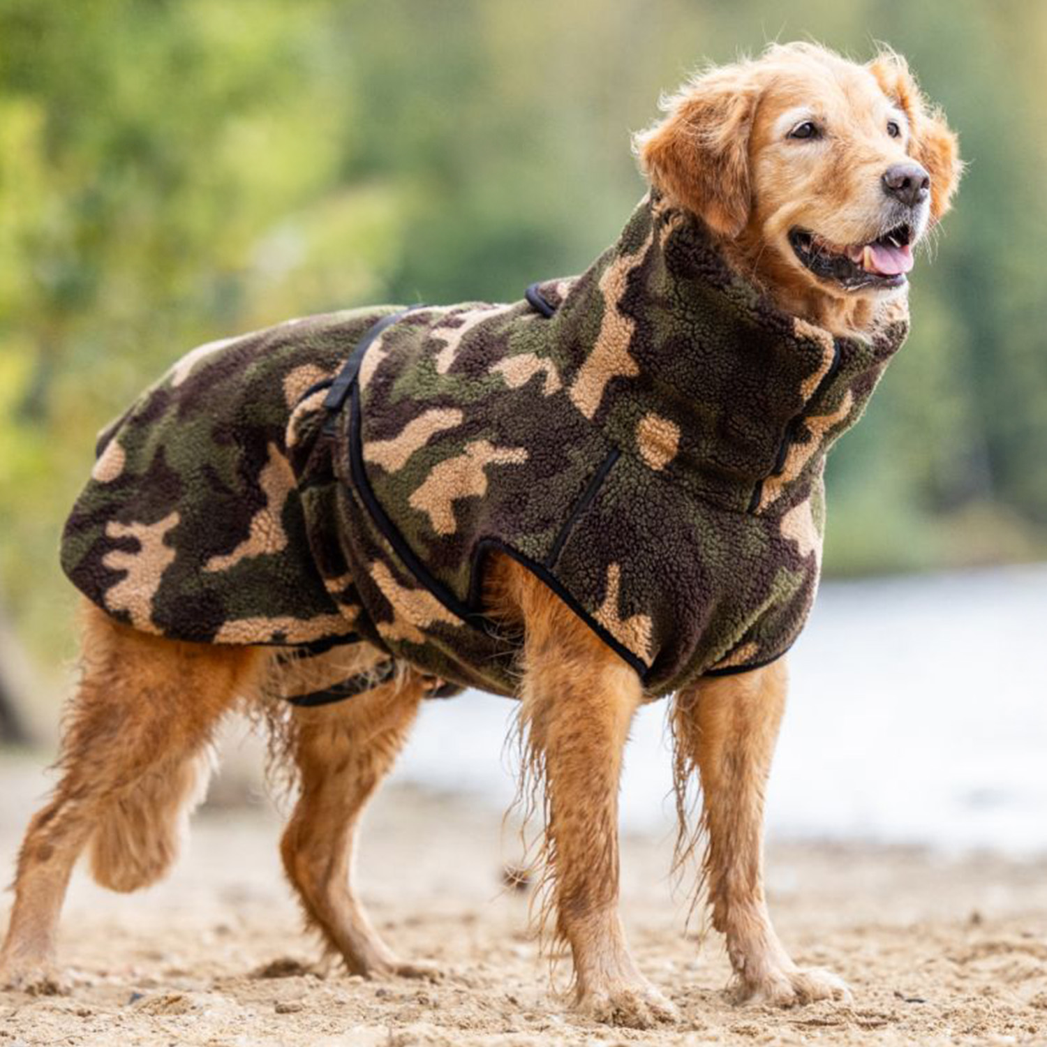 Actionfactory Hundecape Warmover (Camo) - Hundezubehör