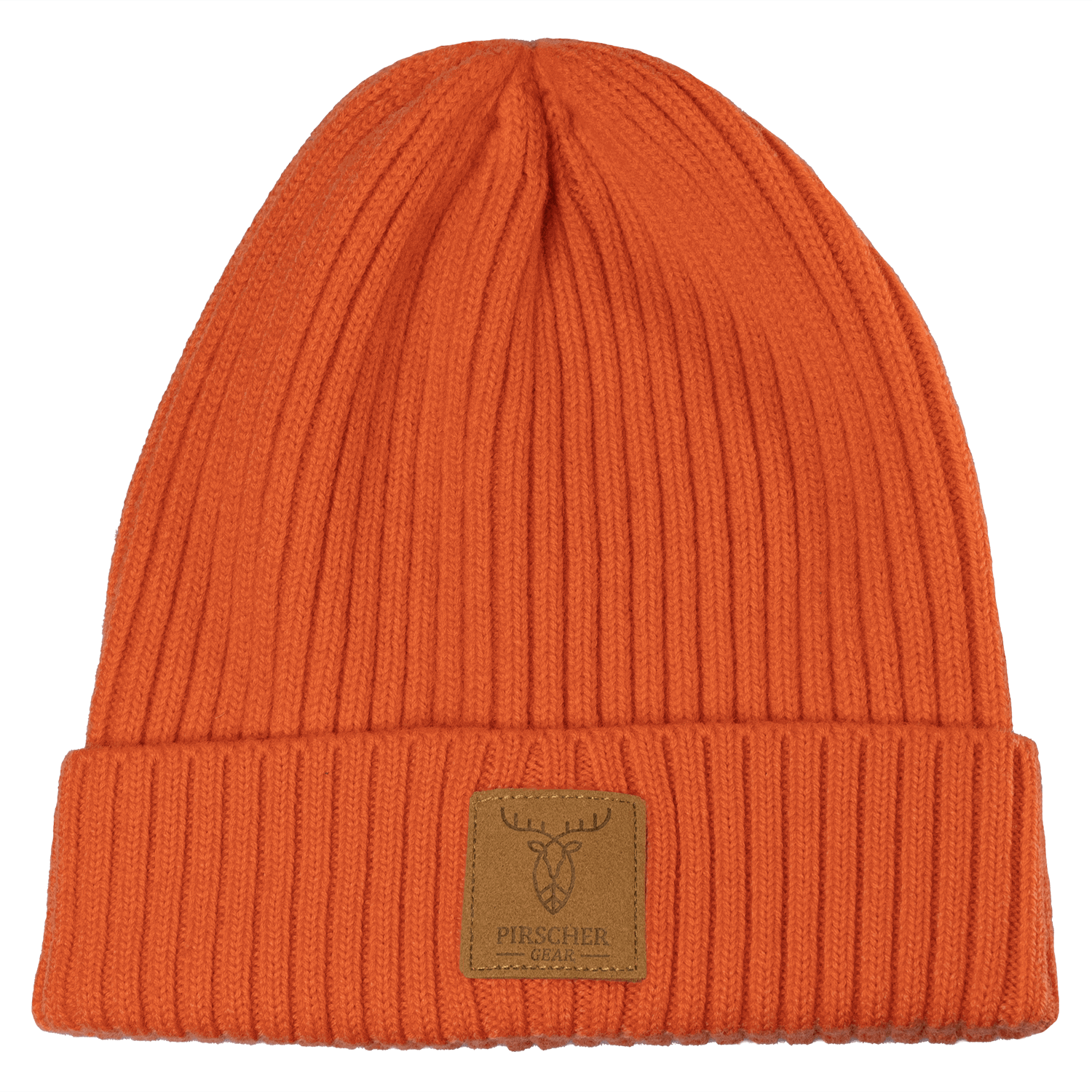 Pirscher Gear Merino Mütze (Orange) - Winter-Jagdbekleidung