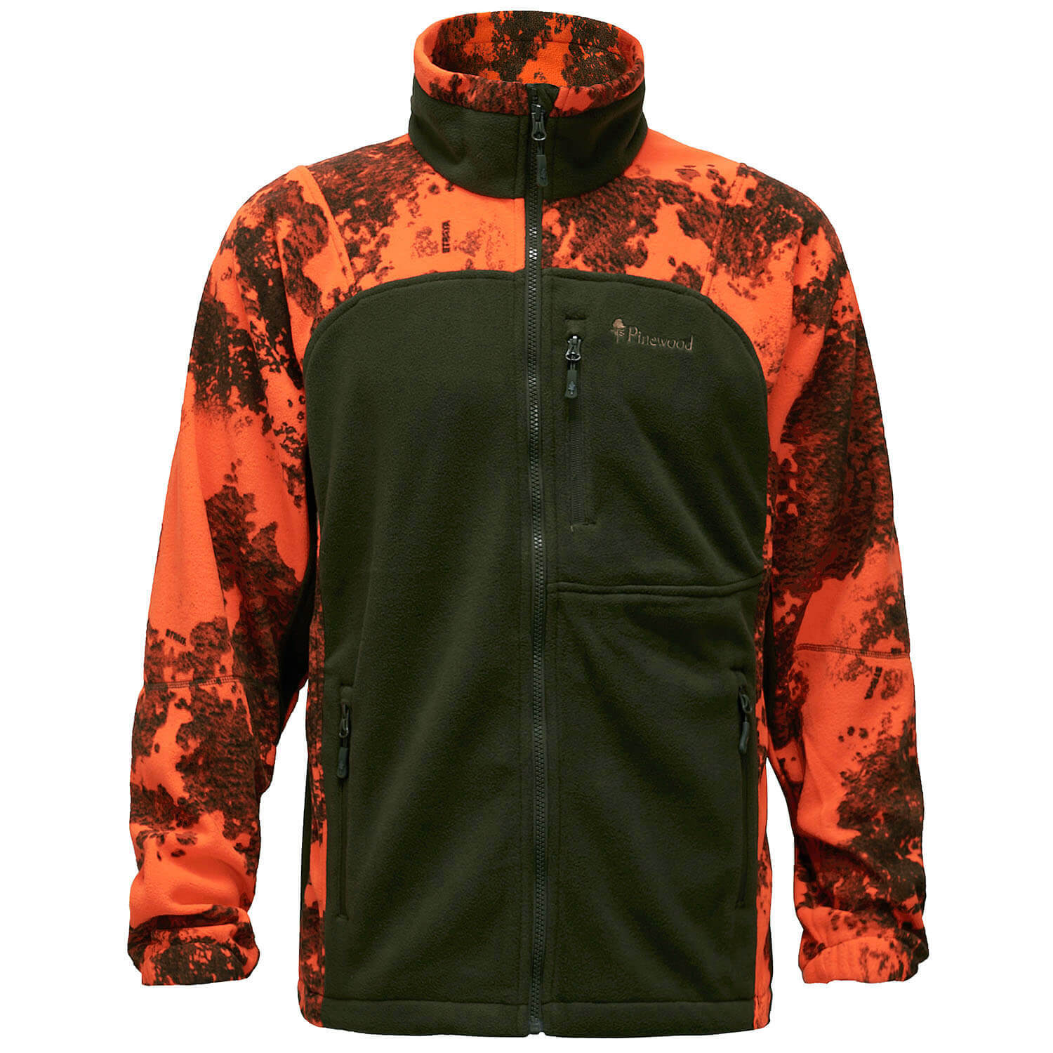 Pinewood Fleecejacke Furudal Hunters Camou (AP Blaze/Green)