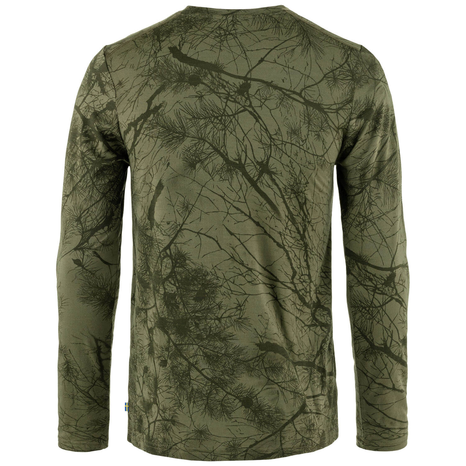 Fjällräven Langarmshirt Värmland Wool (Green Camo)